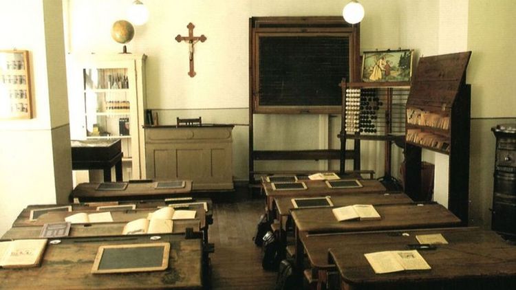 Altes Klassenzimmer aus dem Schulmuseum